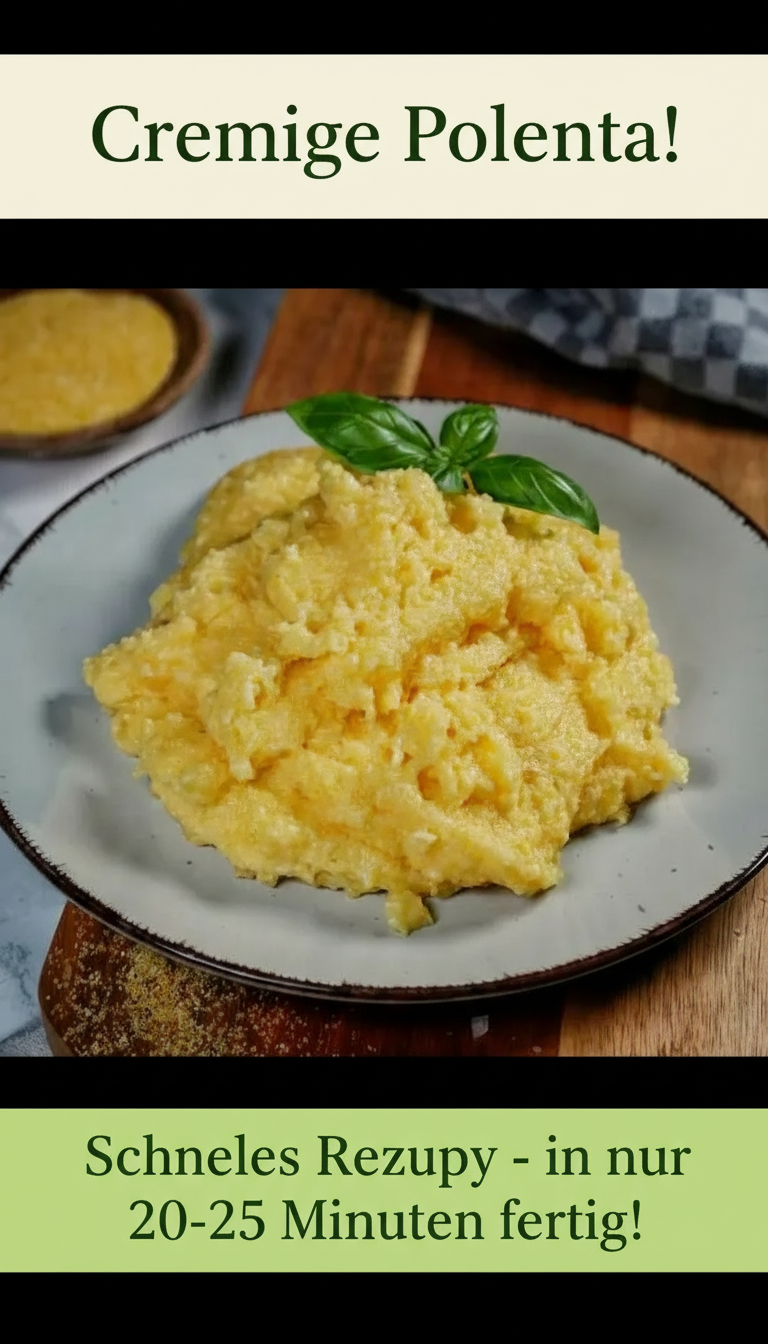 Cremige Polenta mit Parmesan – einfaches italienisches Rezept XL