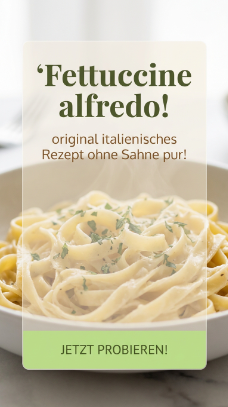 Fettuccine alfredo original italienisches Rezept ohne Sahne pur!