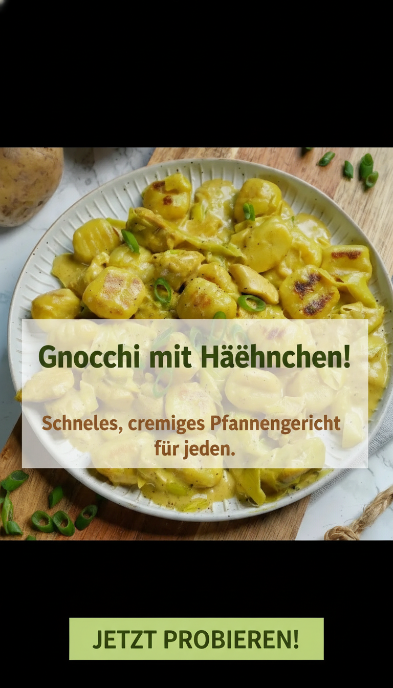 Gnocchi mit Haehnchen – Schnelles, cremiges Pfannengericht für jeden
