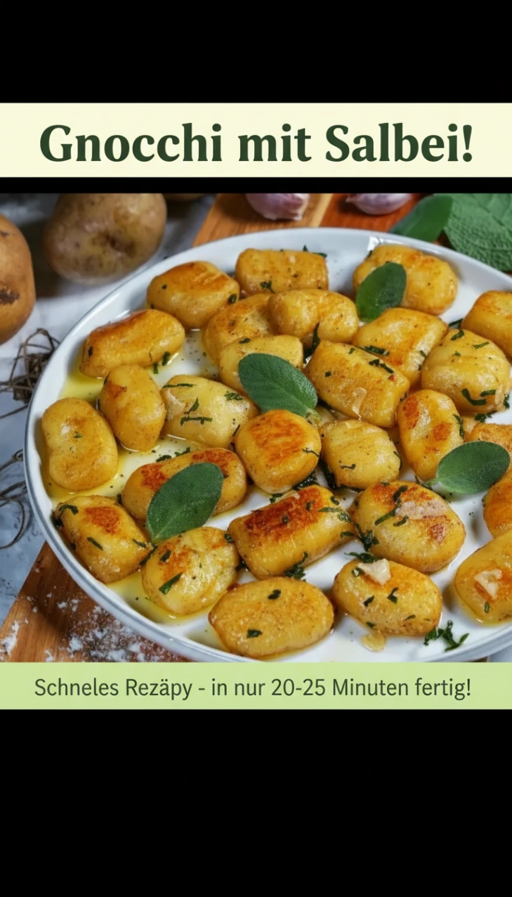 Gnocchi mit Salbei – Schnell & klassisch aus der Pfanne