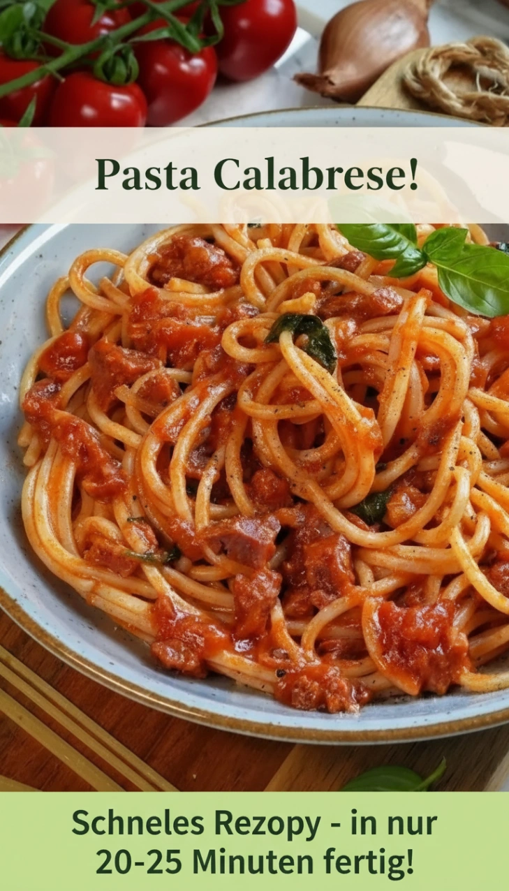 Pasta Calabrese – authentisches italienisches Rezept schnell