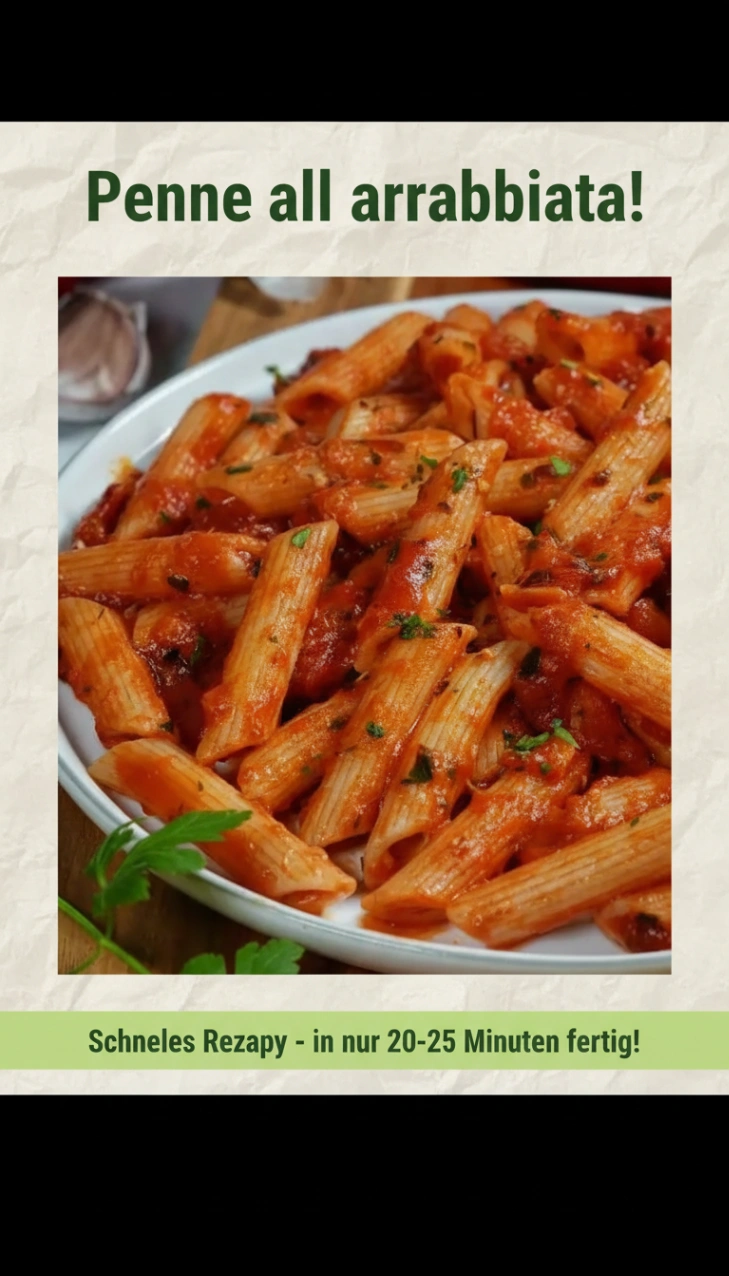 Penne all arrabbiata: Original italienisches Rezept einfach zubereiten