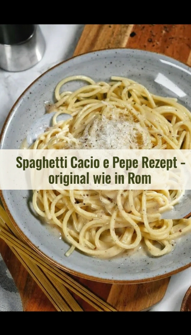 Spaghetti Cacio e Pepe Rezept – original wie in Rom