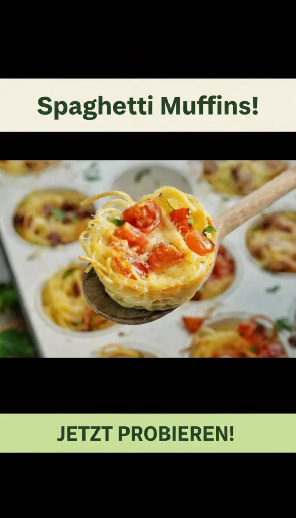 Spaghetti Muffins – Herzhaftes Fingerfood aus der Muffinform