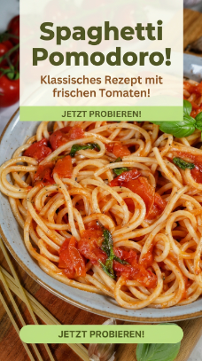 Spaghetti Pomodoro – Klassisches Rezept mit frischen Tomaten
