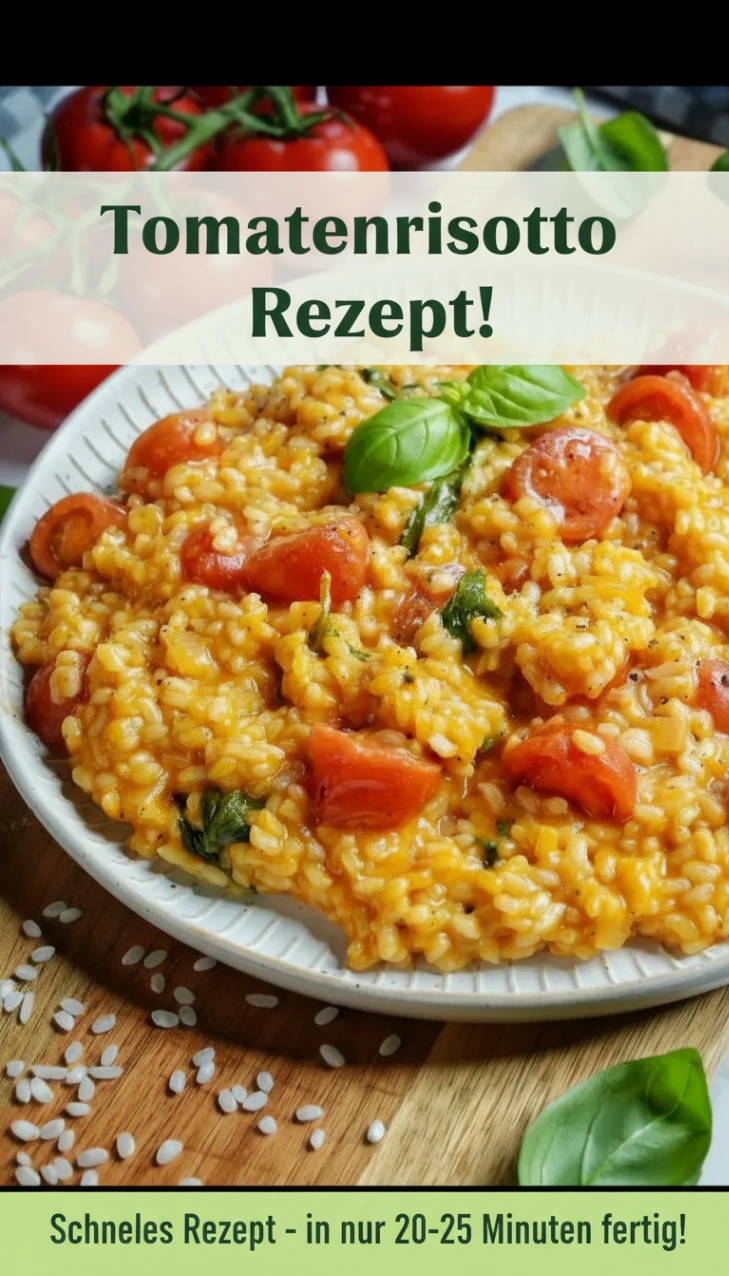 Tomatenrisotto Rezept – cremig, original italienisch & einfach !