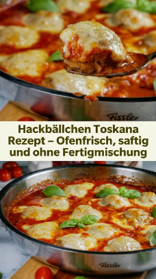 Hackbällchen Toskana Rezept – Ofenfrisch, saftig und ohne Fertigmischung