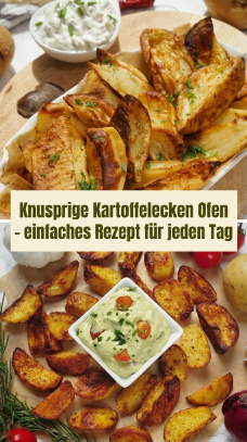 Knusprige Kartoffelecken Ofen – einfaches Rezept für jeden Tag