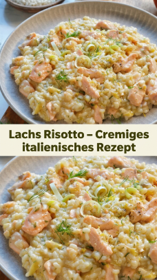Lachs Risotto – Cremiges italienisches Rezept