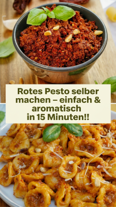 Rotes Pesto selber machen – einfach & aromatisch in 15 Minuten!!