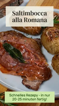 Saltimbocca alla Romana klassisch zartes Kalbsrezept originale