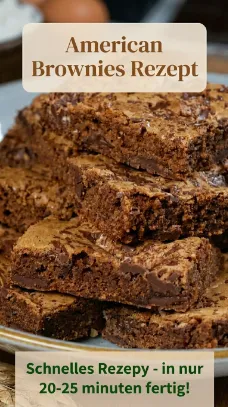 American Brownies Rezept – saftig, schokoladig & einfach lecker
