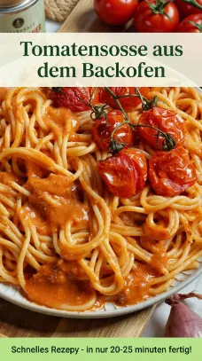 Tomatensosse aus dem Backofen – einfach, aromatisch & schnell